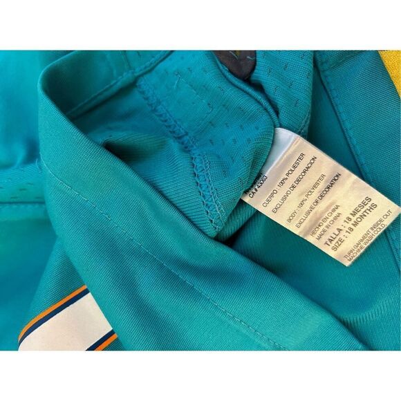 Nike Dolphin jersey 18m #1 Kellen rn#67891 100 polyester - Picture 6 of 6